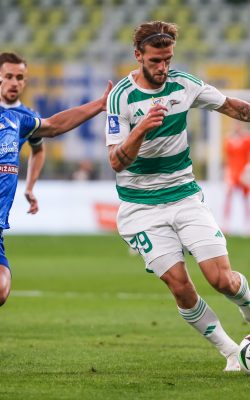 GDANSK 26.07.2024 
SPORT PILKA NOZNA PKO BANK POLSKI EKSTRAKLASA SEZON 2024/25 MECZ LECHIA GDANSK - MOTOR LUBLIN - - -  FOOTBALL POLISH TOP LEAGUE SEASON 2024 - 2025 MATCH GAME LECHIA GDANSK - MOTOR LUBLIN - - - 
NZ SEBASTIAN RUDOL , KACPER SEZONIENKO , 
FOT. GRZEGORZ RADTKE / 058sport.pl