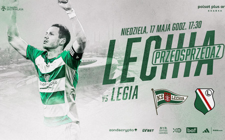 Przedsprzedaż biletów na&nbsp;mecz Lechia Gdańsk – Legia Warszawa