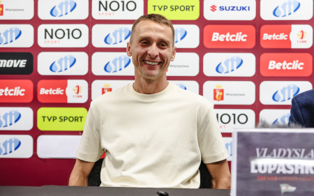 Vladyslav Lupashko po&nbsp;meczu Polonia vs Lechia