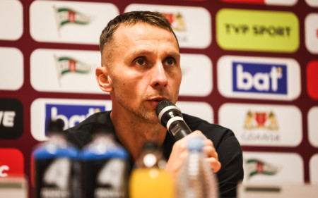 Vladyslav Lupashko po&nbsp;meczu z&nbsp;Pogonią Siedlce