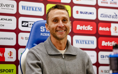Vladyslav Lupashko po&nbsp;meczu Stal Rzeszów vs Lechia Gdańsk