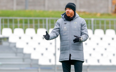 Konferencja prasowa przed meczem z Olimpią Grudziądz