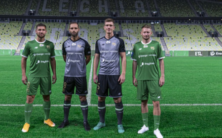 Stroje jubileuszowe z okazji 75-lecia Lechii Gdańsk