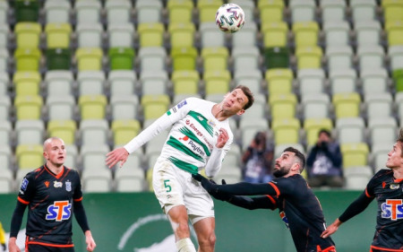 Mecz z Lechem Poznań w obiektywie