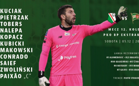 Poznaliśmy skład Lechii na mecz z Legią Warszawa