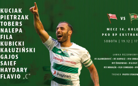 Znamy skład Lechii na mecz z Cracovią