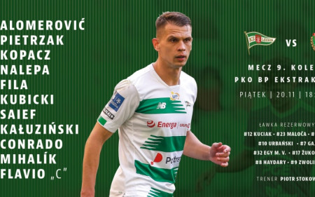 Znamy skład Lechii na mecz ze Śląskiem