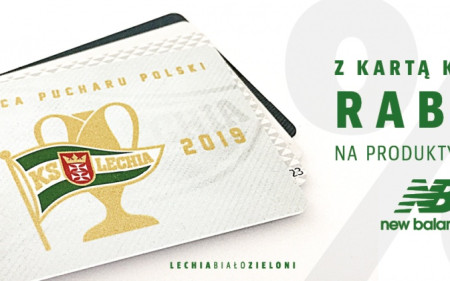 19,45 % obniżki w sklepach New Balance dla Kibiców Lechii Gdańsk!
