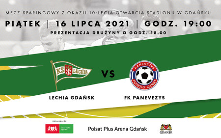 Jubileuszowy mecz sparingowy oraz prezentacja drużyny Lechii Gdańsk (BILETY)