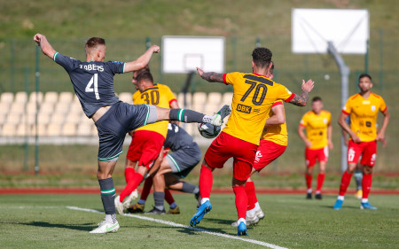 Kristers Tobers i Jakub Kałuziński po meczu ze Stomilem (wideo)