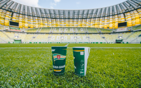 Ekokubki na meczach Lechii Gdańsk