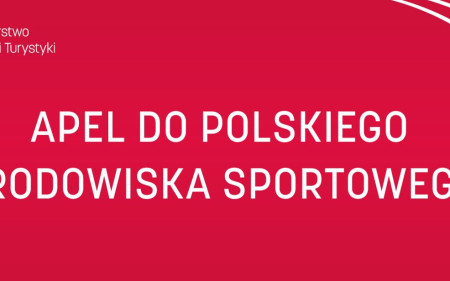 Apel do polskiego środowiska sportowego