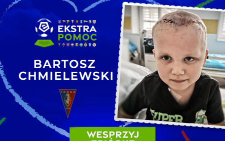 EkstraPomoc: Kluby Ekstraklasy wspierają Bartka z Polic