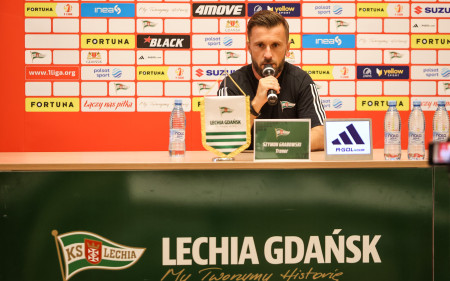 Konferencja prasowa po meczu Lechia Gdańsk – Znicz Pruszków | 4. kolejka Fortuna 1. Liga