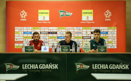 Konferencja prasowa przed meczem Lechia Gdańsk vs. Podbeskidzie Bielsko-Biał | 6. kolejka Fortuna 1. Liga