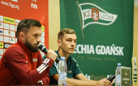 Konferencja prasowa przed meczem Zagłębie Sosnowiec – Lechia Gdańsk | 7. kolejka Fortuna 1. Liga