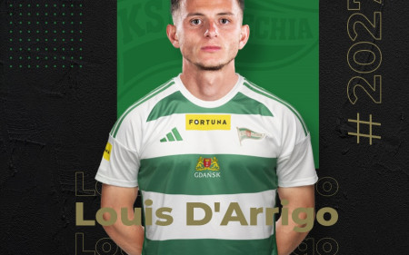 D’Arrigo dwunastym i ostatnim wzmocnieniem Lechii Gdańsk