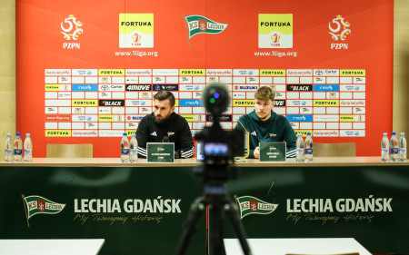 Konferencja prasowa przed meczem Lechia Gdańsk – Miedź Legnica | 17. kolejka Fortuna 1. Liga