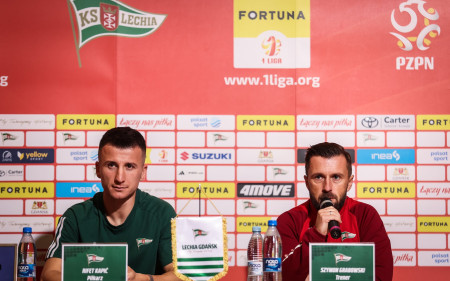 Konferencja prasowa przed meczem Lechia Gdańsk – Wisła Kraków | 15. kolejka Fortuna 1. Liga