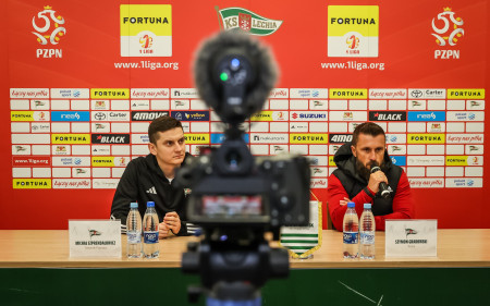 Szymon Grabowski przed meczem ze Zniczem Pruszków [KONFERNECJA]