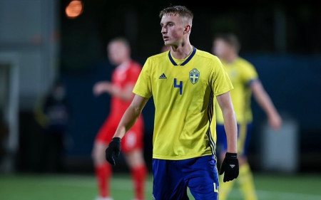 Elias Olsson zagrał w meczu reprezentacji Szwecji U-21