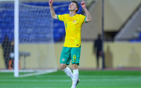 Gol Louisa D’Arrigo w meczu reprezentacji Australii U-23