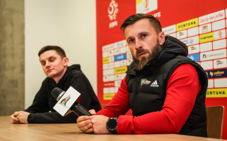 Konferencja prasowa po meczu z Górnikiem Łęczna