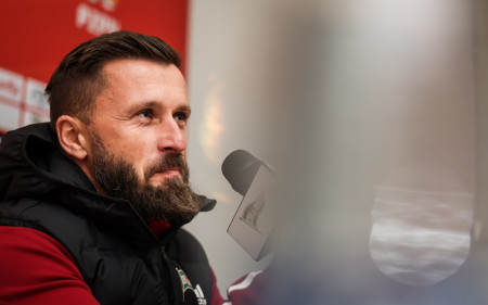 Trener Szymon Grabowski przed meczem z GKS Katowice