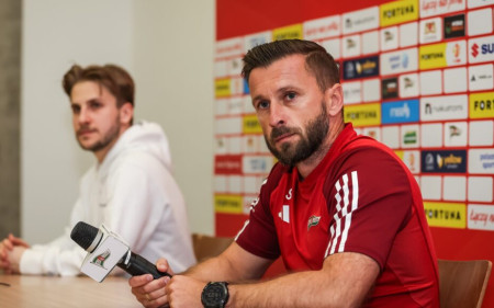 Konferencja prasowa przed meczem z Arką Gdynia