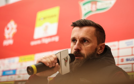 Konferencja po meczu z Polonią Warszawa