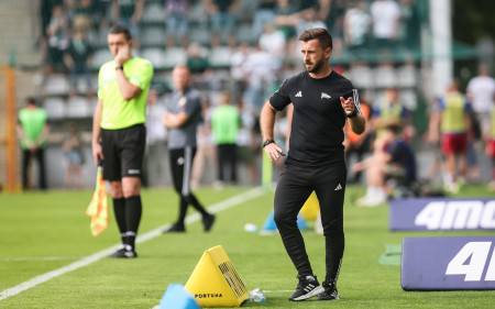 Konferencja prasowa po meczu w Legnicy