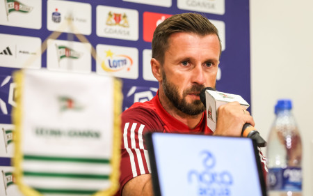CONFERENCE | Coach Szymon Grabowski before the match against Slask Wroclaw