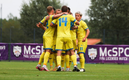 Maksym Khlan wystąpił w meczu Ukrainy U-23 z Egiptem