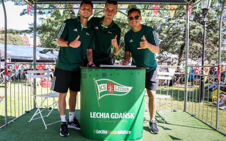 GALLERY | Lechia footballers at St. Dominic’s Fair. St. Dominic Fair 01.08.2024