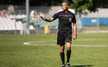 Karol Arys referee of the match against Górnik Zabrze