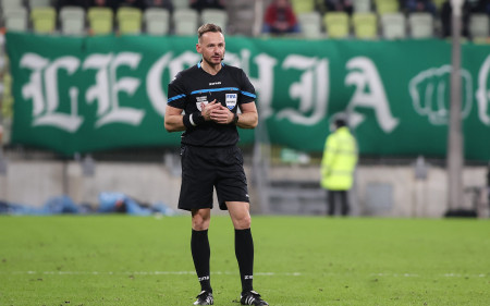 Paweł Raczkowski the referee of the match against KGHM Zagłębie Lubin