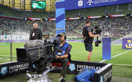 Broadcast of the match against Lech Poznań