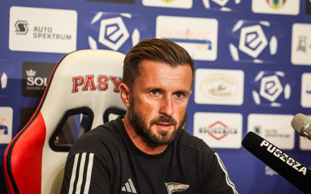 Press conference after the match against Puszcza Niepołomice