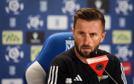 Press conference after the match against Lech Poznan