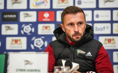 CONFERENCE: Coach Szymon Grabowski before the match against Piast Gliwice