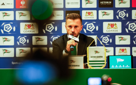 Press conference after the game against Legia Warszawa