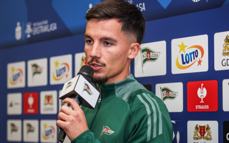 BRIEFING I Miłosz Kałahur before the game with Pogoń Szczecin