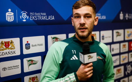 BRIEFING I Dominik Piła before the match against GKS Katowice