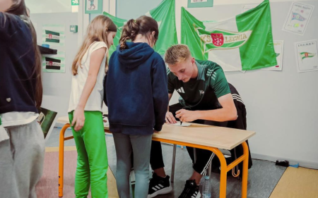 Elias Olsson at the British International School in Gdańsk!