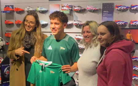 Meeting of Maksym Khlan with Lechia supporters