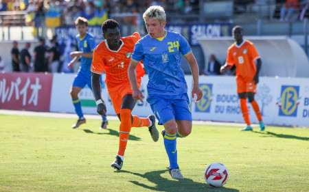 Anton Tsarenko, Maksym Khlan and Bohdan Viunnyk featured for the Ukraine U-21 national team