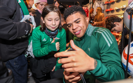 Saint Nicholas Day with Lechia football players at R-GOL