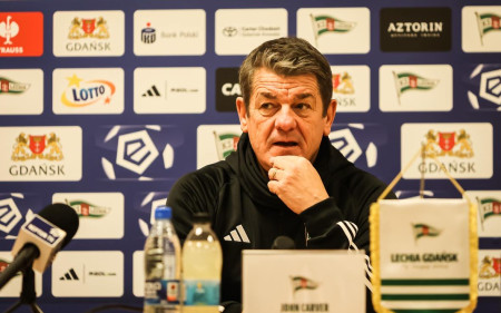 Press conference after the match against Śląsk Wrocław