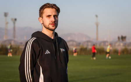 Piotr Rundsztuk acting as press officer for Lechia Gdańsk