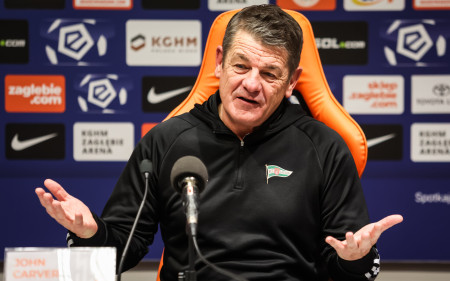 CONFERENCE | Coach John Carver after the match against Zagłębie Lubin